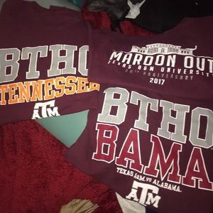 Unisex Texas A&M shirts. Size xl.